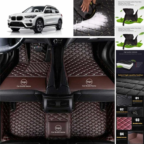 For BMW X4 X5 Car Floor Mats All Weather Luxury Cargo Auto Liners Carpets Custom - Picture 13 of 35