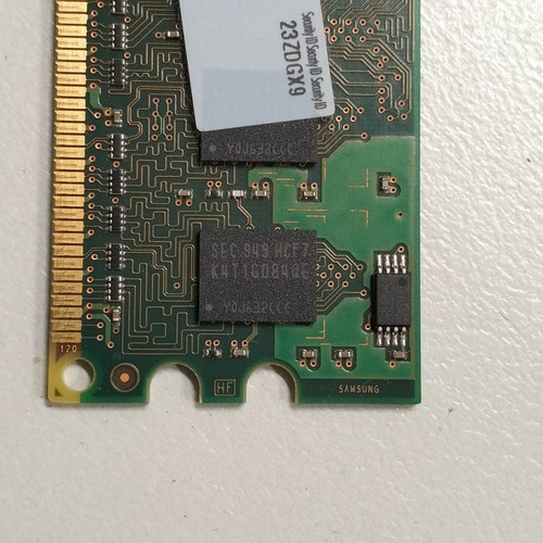 Samsung 1GB DDR2 RAM PC2-6400 800MHz non-ECC Unbuffered DIMM M378T2863EHS-CF7 - Picture 4 of 5