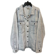 Faherty Topsail Savannah Jacket Railroad Stripe Size Xl New With Tags
