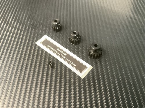 Mod .8 1/8" Steel Pinion Gear Set 32P 3.175mm 12T 14T 16T For Slash 4x4 Spur - Picture 3 of 3