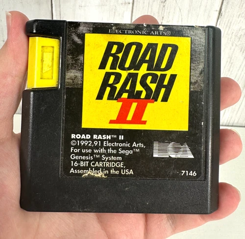 Road Rash 2 II (Sega Genesis, 1992) Authentic Game Cartridge Only Tested