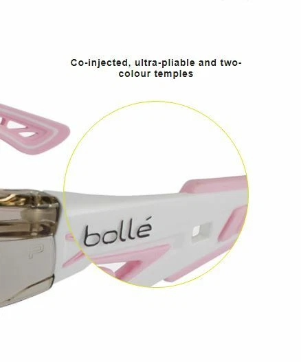 Bolle Rush + маленький безопасности розовый/белый рамка CSP противотуманные линзы-40249- Medicos клуб - Изображение 3 из 4