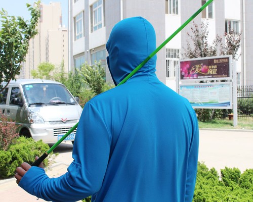 Men Fishing Clothes Fishing Shirt UV Protecting Quick Dry Shirt Fishing Hoodie - Picture 8 of 14