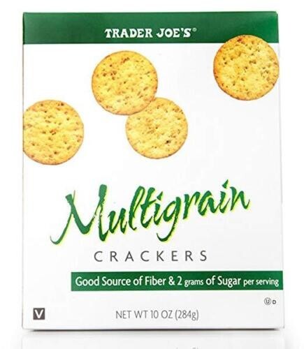 2 Packs Trader Joe's Multigrain Crackers 10 oz Each Pack - Picture 2 of 4