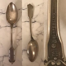 ANTIQUE STERLING SILVER GORHAM MELROSE PAT 1908 TEASPOON NO MONOGRAM