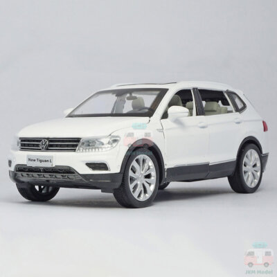 VW Tiguan L Modellauto 1:32 – Sammlerstück Aus Druckgusslegierung (Weiß)