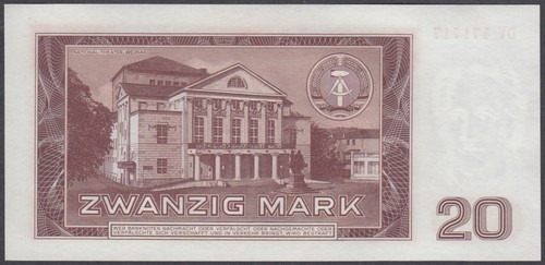 Germany - DDR 5 - 100 Mark 1964 UNC - Picture 7 of 10