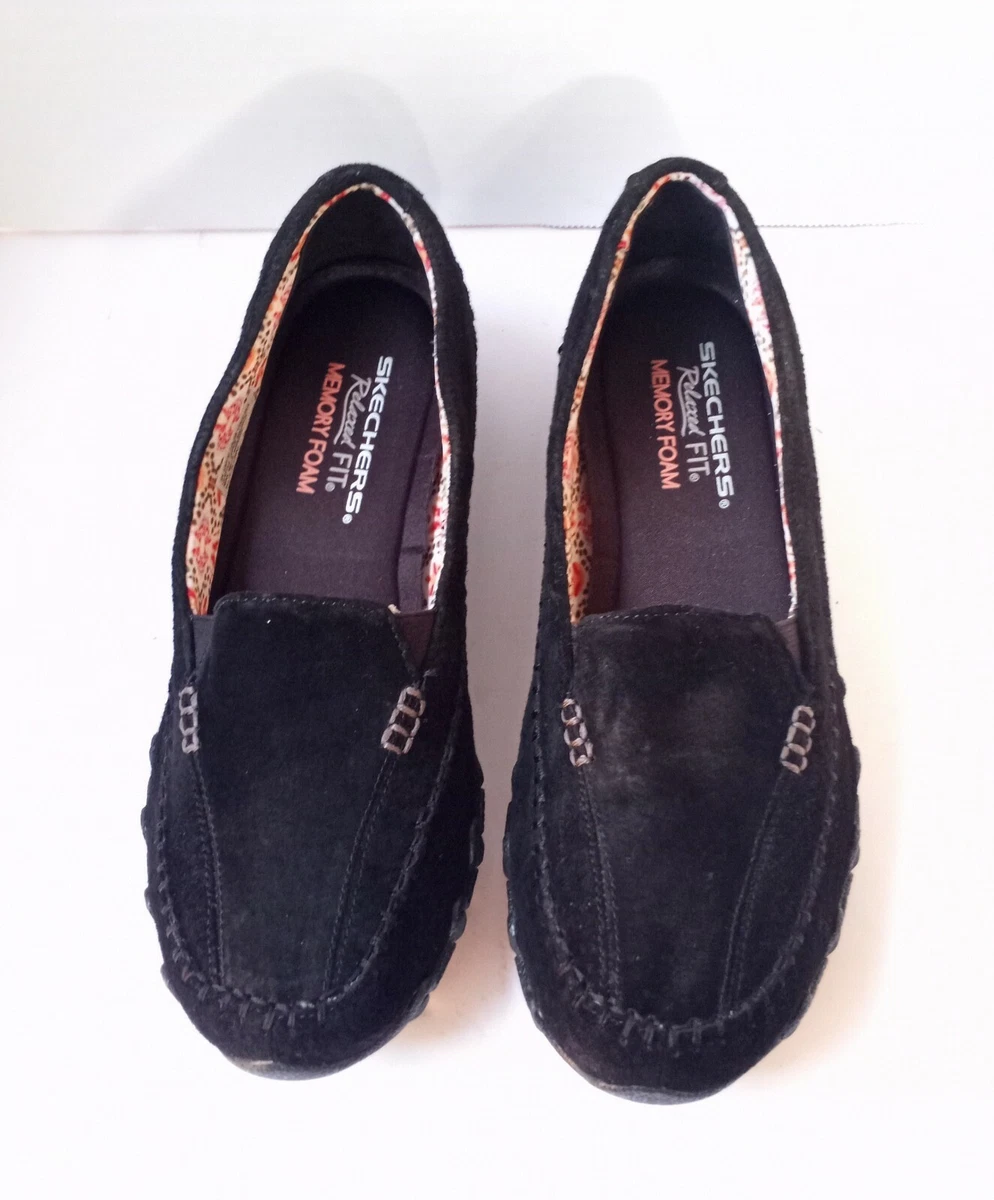 Skechers cheap black loafers