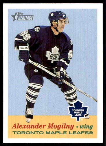 2001-02 Topps Heritage Alexander Mogilny Toronto Maple Leafs #165