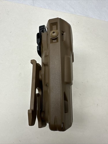 Safariland Holster SIG P320 M18 Coyote Brown LEFT Hand QLS Fork MHHC - Picture 3 of 5