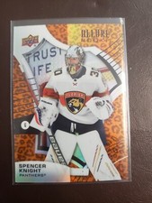 2021-22 Spencer Knight Rookie Leopard Allure Hockey Upper Deck Florida Panthers