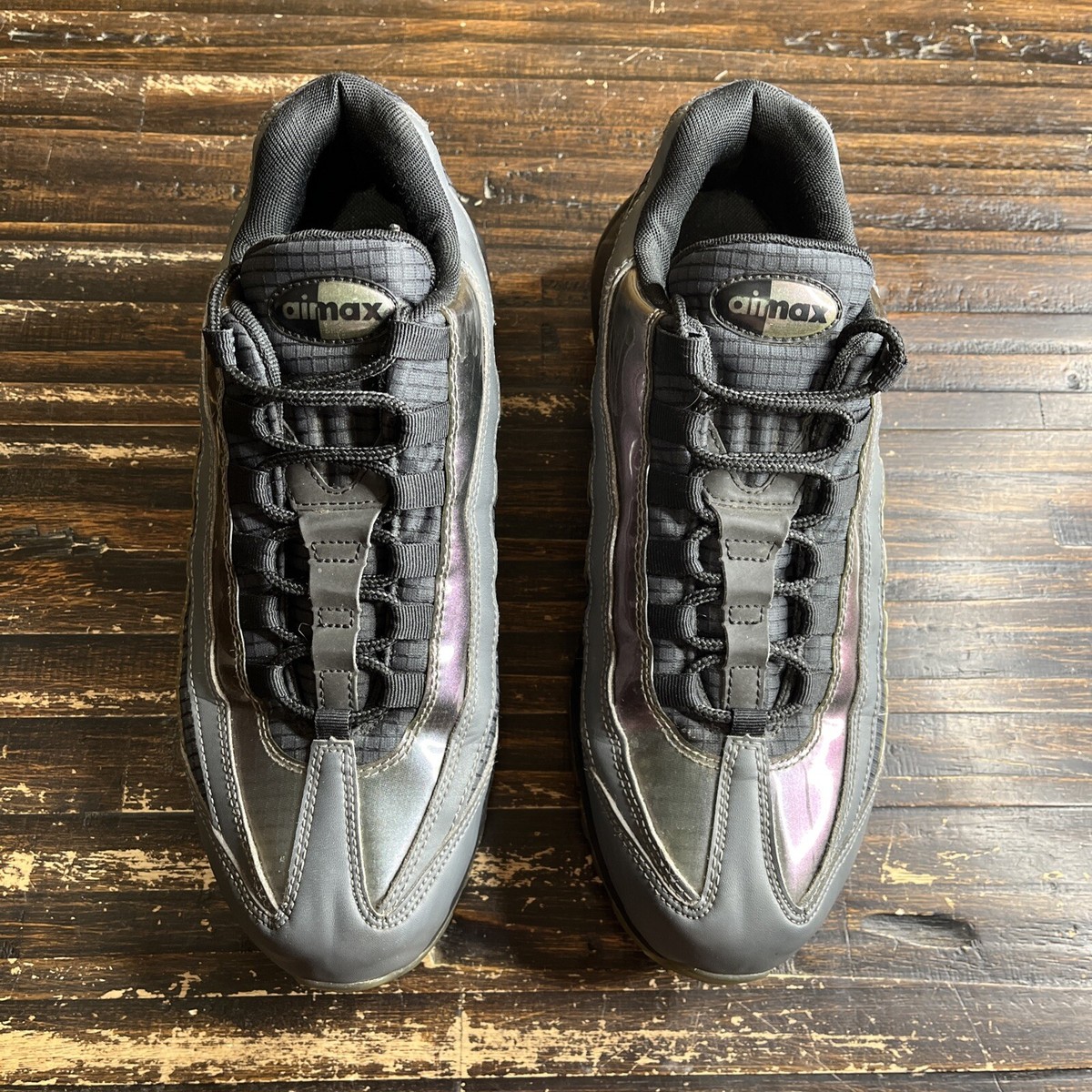 Nike Air Max 95 LV8 Black Ember Glow Dark Grey Sneakers