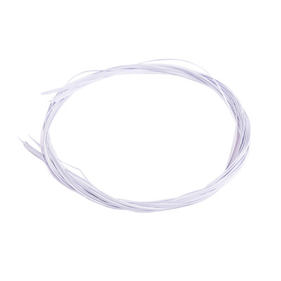 10 Stck. ABS Gitarrenbindung Purfling Strip weiß 1647×1,5×0,5 mm