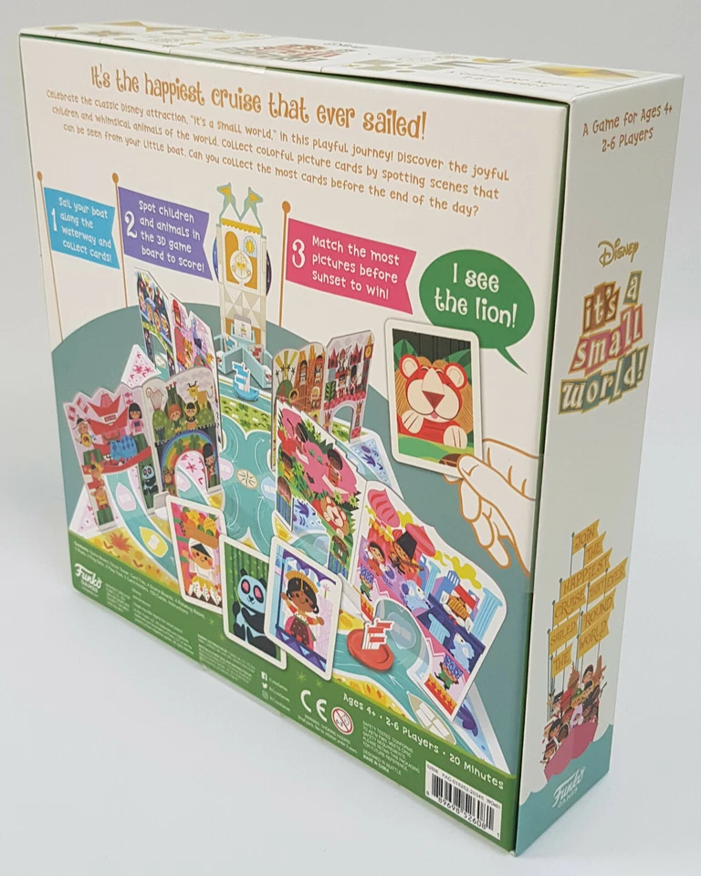 Disney Its A Small World Board Game Parks Classic Attraction Disneyland Rides - Image 3 of 4