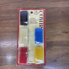 Vinage 70s-New in Package-Goody Tuck Combs-20 Pack-5 Different Colors-Dated 1975