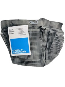 F Room Essentials Target Shower Caddy Portable Mesh Tote Dorm Travel NWT Blue