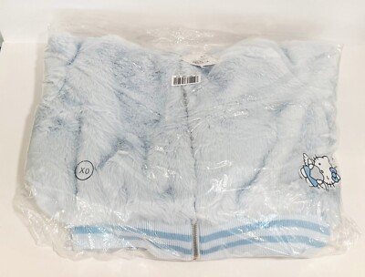 Sanrio HeLLO KiTTY x FoReVeR 21 Blue Angel Faux Fur Hoodie Jacket