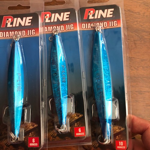 3pc Lot Tuna Diamond Jigs 6oz & 10oz - Picture 3 of 7
