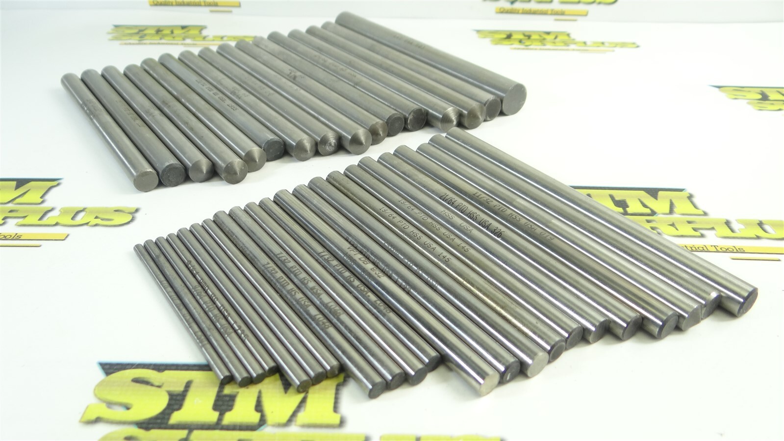 LOT OF 38 NEW! HSS DRILL BLANKS 1/8" TO 5/8" CLEVELAND PTD VERMONT