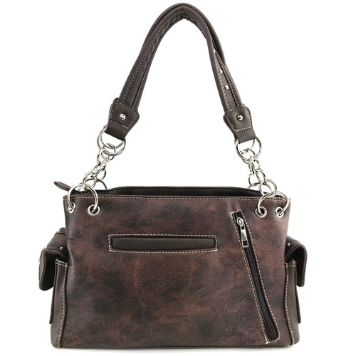 Justin West God is my Strength and Power Bible Verse Conceal Carry Handbag Purse - Picture 5 of 41