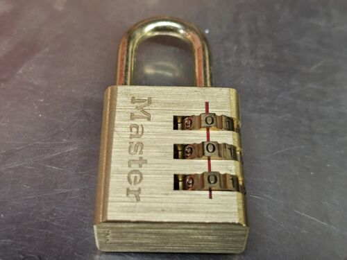 Master Lock - Brass Finish 30mm 3 Digit Combination Padlock - 第 4/5 張圖片