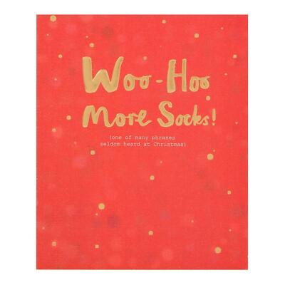 Hallmark Weihnachtsgrußkarte ''Woo Hoo'' - neu klein