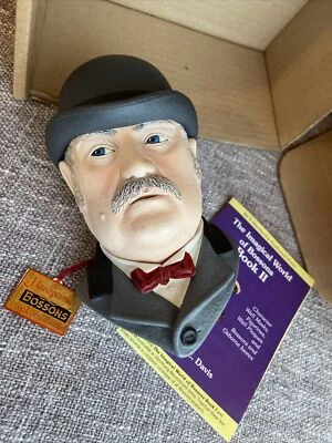 Vintage BOSSONS England 3D Dr DOCTOR WATSON Wall Ornament Sculpture Plaque No147