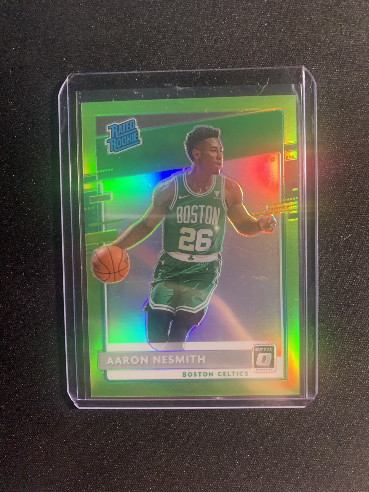 2020-21 Optic Aaron Nesmith RC Prizm Green /149