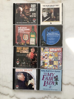 Ruby Braff CD Lot of 8: My Fair Lady; Me, Myself & I; Remembers Louis Armstrong.