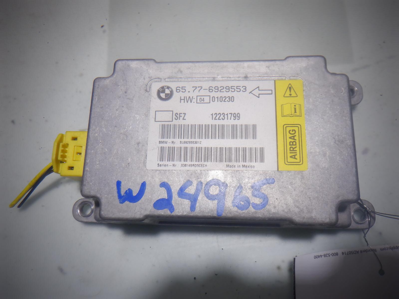 03 BMW 745i SRS MODULE 65776929553 | eBay 