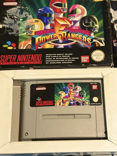 Power Rangers  for SNES; VERY RARE - Good Condition- PAL region - Picture 2 of 15
