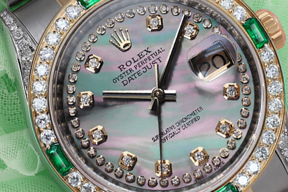 Diamond top rolex ebay