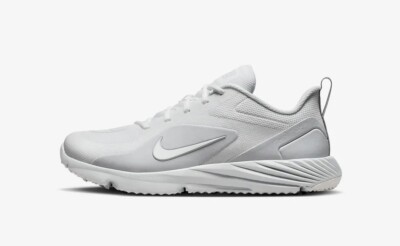 Nike Alpha Huarache Pro Turf Lacrosse White Platinum CZ6559-110