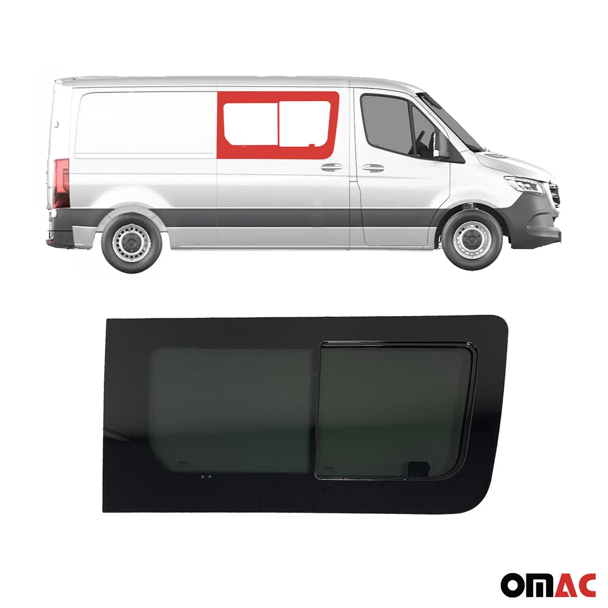 Schiebefenster Schiebetür für VW Crafter 2006-2017 Auto Fenster  