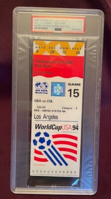 FIFA Mens World Cup USA 1994 Original Unused Ticket - USA vs