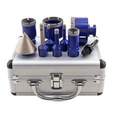 5/8 Diamond Drill Core Bit Beveling Porcelain Tile Marble Grinder Hole Saw 10pc