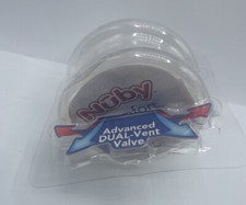 NUBY Comfort Replacement Nipples Advanced DUAL- Vent Valve 6 m Fast Flow
