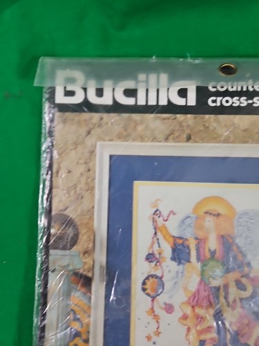 Vintage 1995 Bucilla 11x14" Celestial Angel Counted Cross Stitch Kit #41118 NEW - Picture 6 of 7