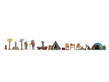 HO Scale People - 16201 - Themed Figures Set - Camping
