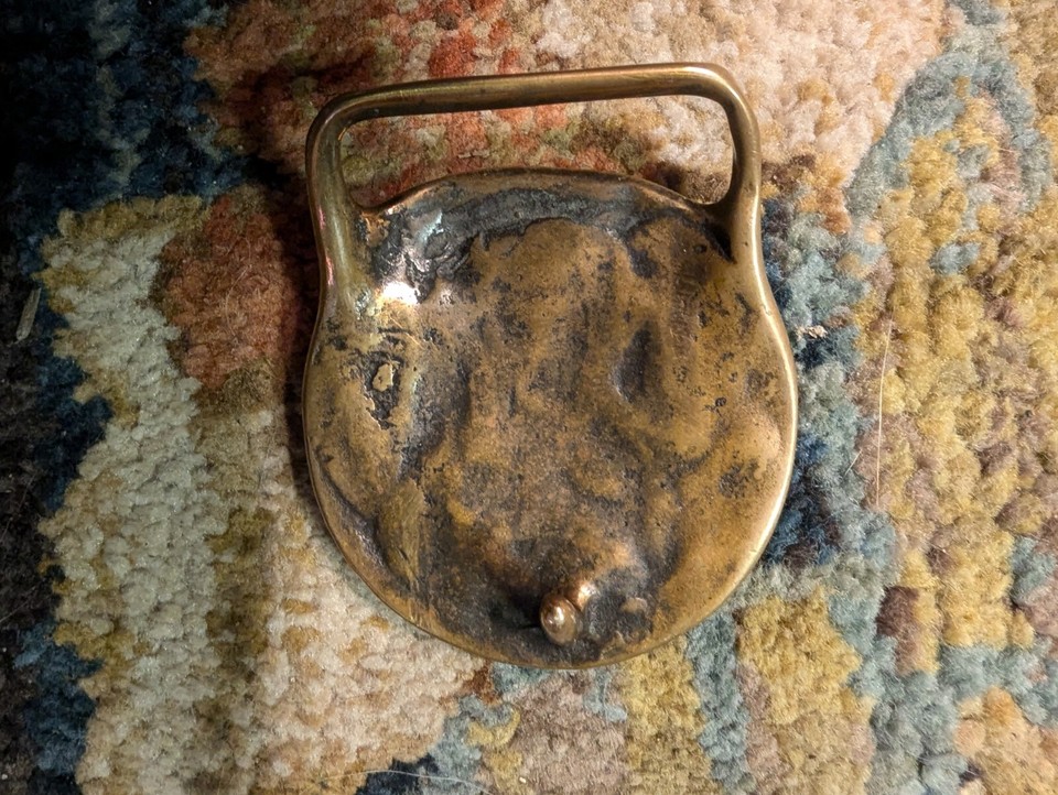 Vintage Banshee Brass Tech Ether Guild J Mcleod Sun Belt Buckle