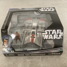 Star Wars Snowspeeder Rogue Two & Zev Senesca Action Figure Saga Collection 2006