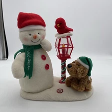 Hallmark 2013 Jingle Pals MERRY CAROLERS TRIO Snowman Light Sound Motion