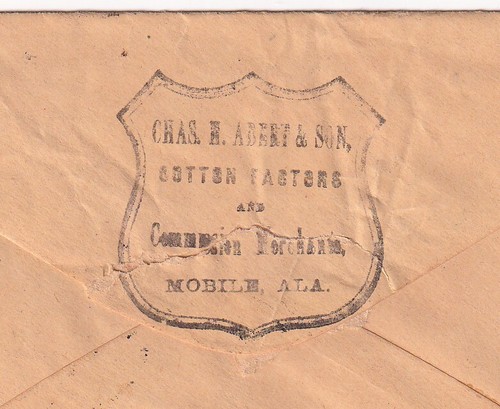 SCOTT U10 3 CENT ENVELOPE MOBILE AL. 1860 - Picture 3 of 3