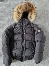 Ladies Pyrenex Black Aviator Puffer Jacket Size 36