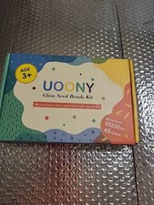 UOONY 35000pcs 2mm Glass Seed Beads for Jewelry Making Kit