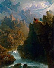 John Martin : "The Bard" (c.1817)  - Giclee Fine Art Print