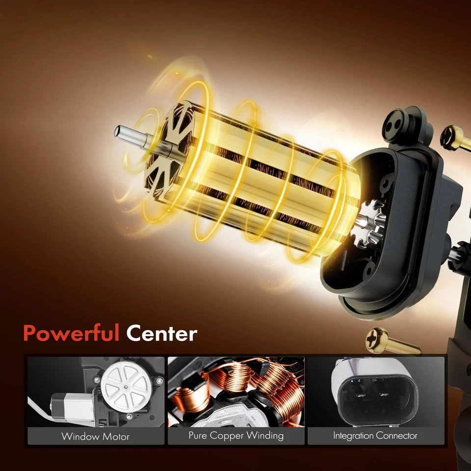 Регулятор стеклоподъемника с двигателем для Chevy Trailblazer GMC Envoy XL Isuzu Ascender - Изображение 4 из 4