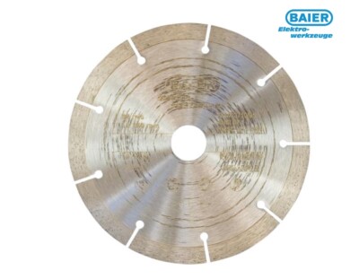 Baier Diamantscheibe S10 Standard Trocken- & Nassschnitt, Gesintert