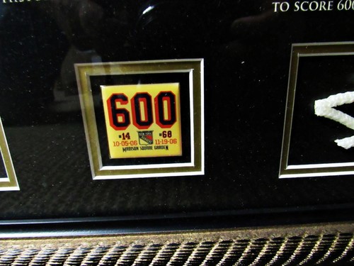 NY Rangers Shanahan & Jagr 600 Goal Club Framed Signed Photos MSRP $700 MSG 66 - Picture 7 of 9