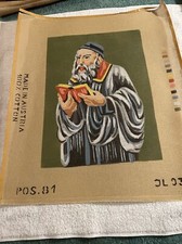 hand painted needlepoint canvass